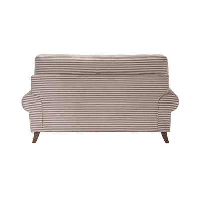 Kent Charcoal Stripe 2 Seater Sofa