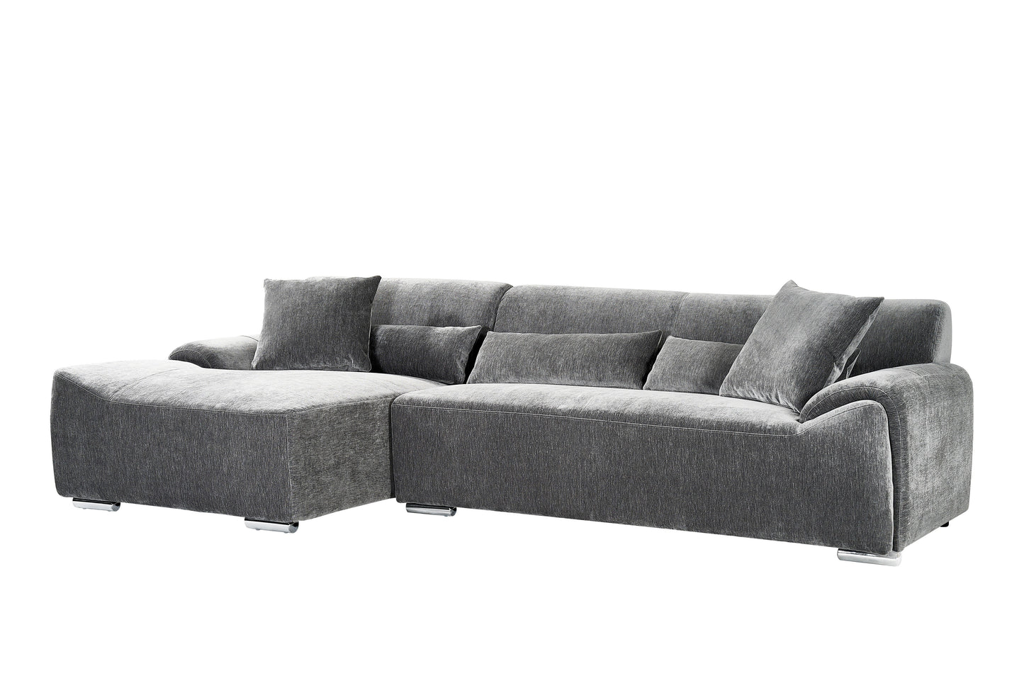 Modena Sofa Charcoal Left Hand