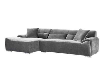 Modena Sofa Charcoal Left Hand