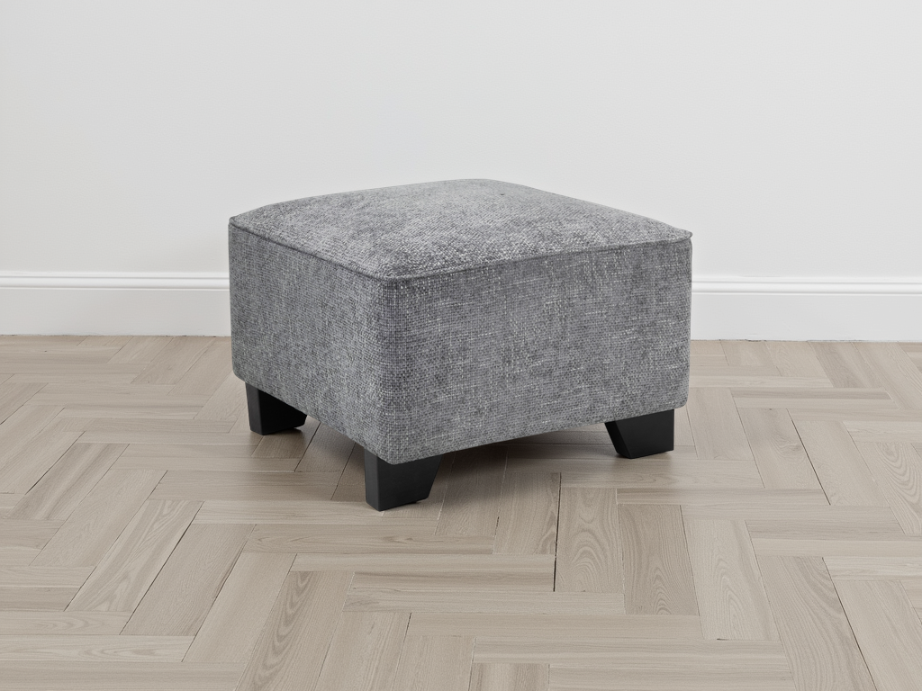 Nebraska Sofa Slate Footstool