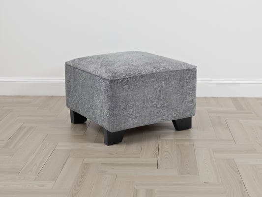 Nebraska Sofa Slate Footstool