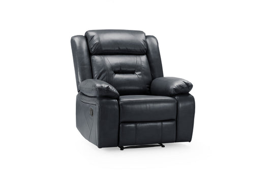 Novie Recliner Sofa Black Armchair