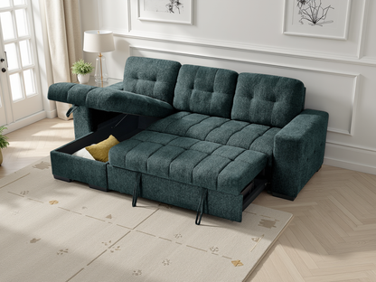 Palermo Universal Corner Sofabed Teal