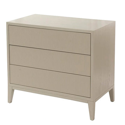 Amur Ceramic Grey Finish 3 Drawer Chest