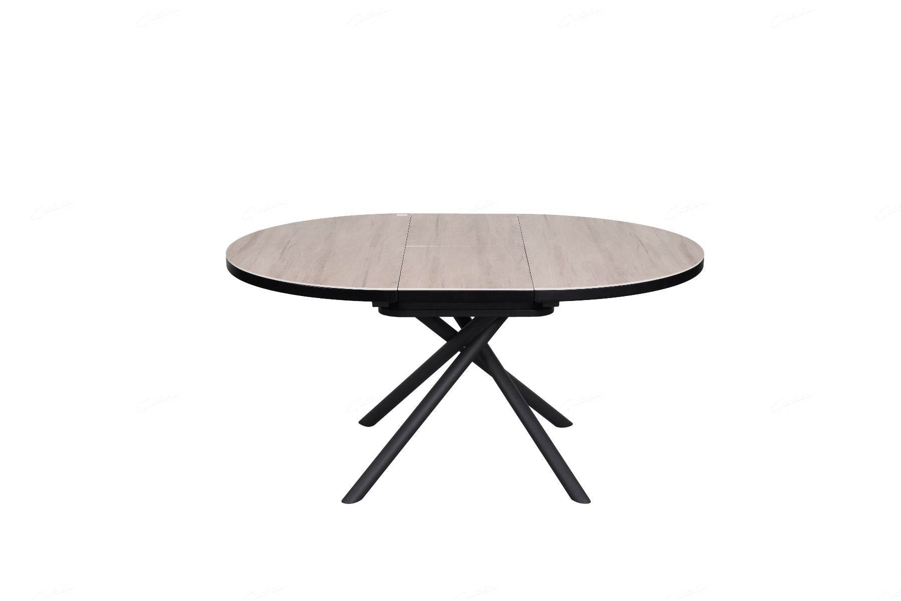 Danello English Oak Wood Ceramic Extending Dining Table - Pak Tao
