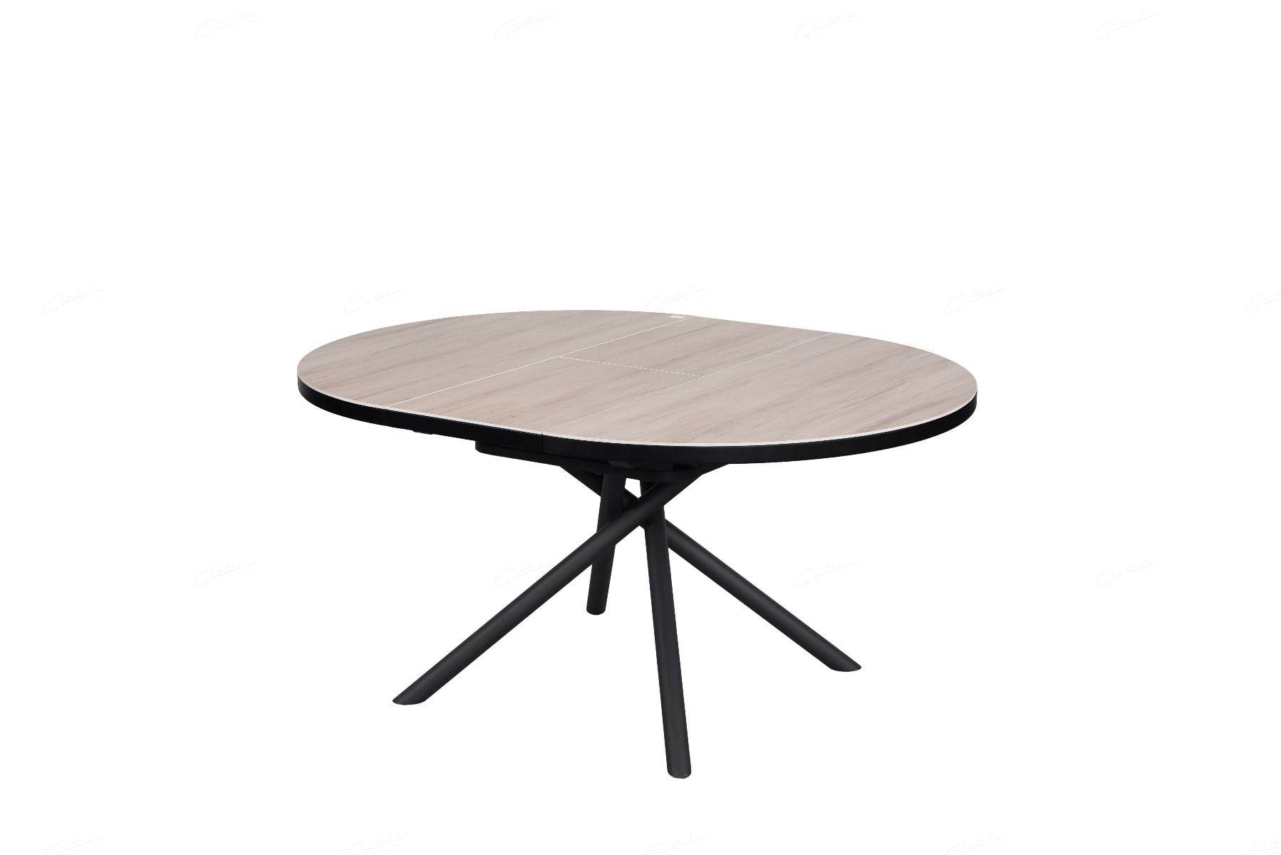 Danello English Oak Wood Ceramic Extending Dining Table - Pak Tao