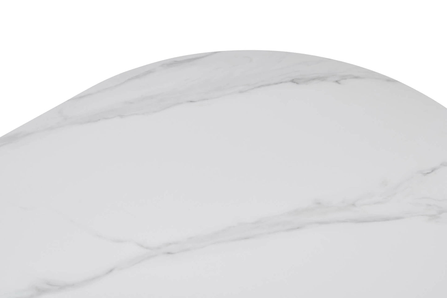 Mateo Walnut & White Sintered Stone Oval 2m Dining Table