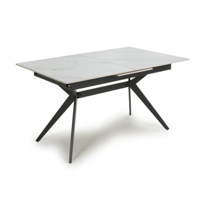 Timor 1.8m Extending White Dining Table