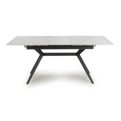 Timor 1.8m Extending White Dining Table