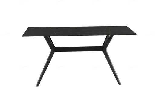 Livia Black Sintered Stone Dining Table - Pak Tao