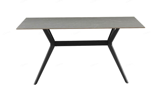 Livia Grey Sintered Stone Dining Table - Pak Tao