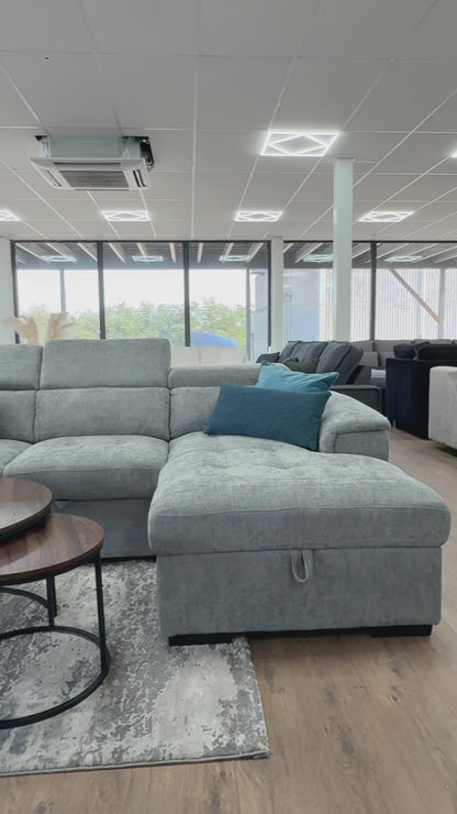 Alaya Sofabed Grey U Shape