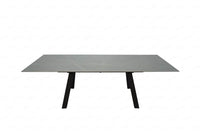 Rische Amani Grey Sintered Stone SMALL Extending Dining Table